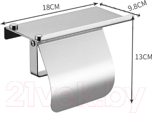 Изображение товара Держатель для туалетной бумаги Saniteco Horizon TBD0595743102