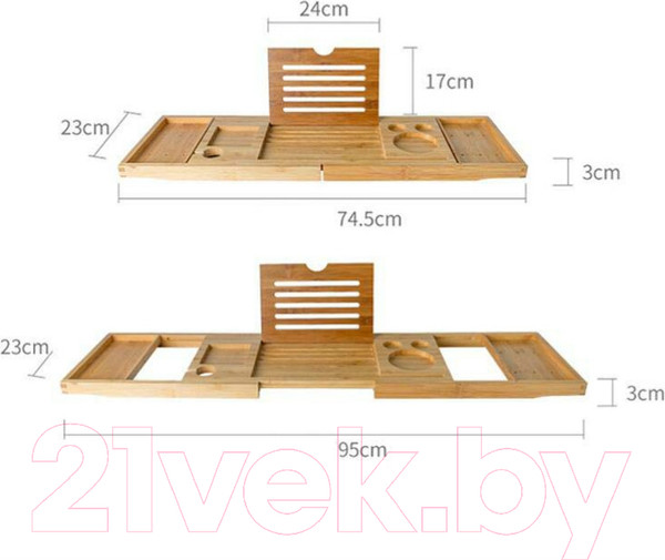Изображение товара Полка на ванну Saniteco TBD04269883