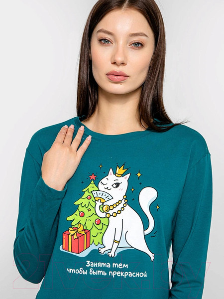 Изображение товара Пижама Mark Formelle 592510 (р.164/170-100-106, темно-зеленый/зеленая клетка)