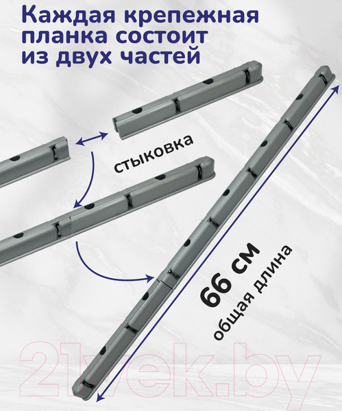 Изображение товара Сушилка для белья Comfort Alumin Group Потолочная 7 прутьев Silver Style Telescop 120-200см (алюминий)