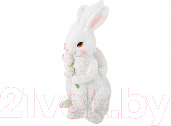 Изображение товара Статуэтка Elan Gallery Кролики с цветами / 210135