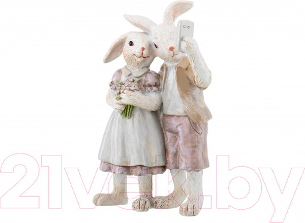 Изображение товара Статуэтка Elan Gallery Сэлфи кроликов / 210143