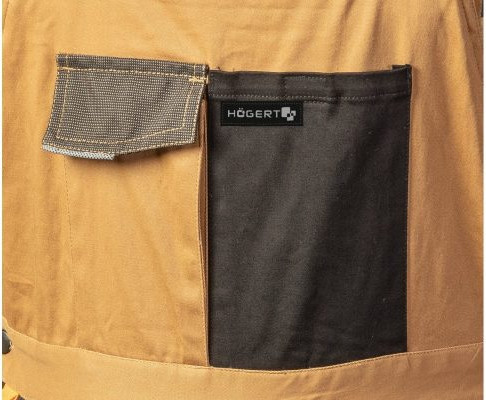 Изображение товара Полукомбинезон рабочий Hoegert Edgar HT5K272-1-2XL (темно-бежевый)