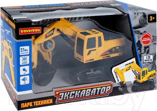 Изображение товара Радиоуправляемая игрушка Bondibon Парк Техники / ВВ6263