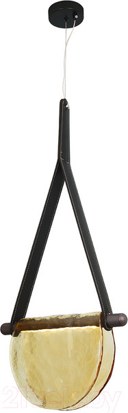 Изображение товара Потолочный светильник Kinklight Тэрро 07687-30.19(03) (черный/плафон янтарь)