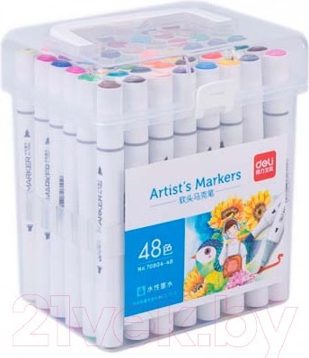 Изображение товара Набор маркеров Deli 7080448 (48шт)