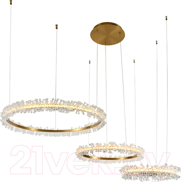 Изображение товара Потолочный светильник Kinklight Лаура 08246.36PA(4000K) (латунь)