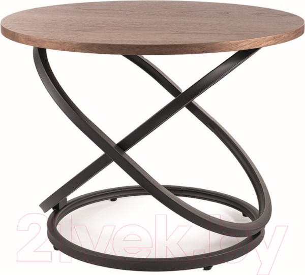 Изображение товара Журнальный столик Signal Eos D (орех/черный)