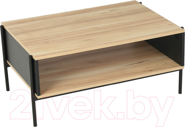 Изображение товара Журнальный столик Signal Karina A 90x60 (дуб/черный матовый)