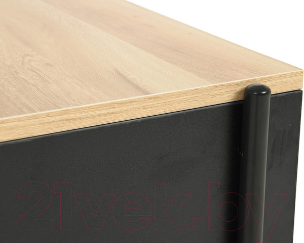Изображение товара Журнальный столик Signal Karina A 90x60 (дуб/черный матовый)