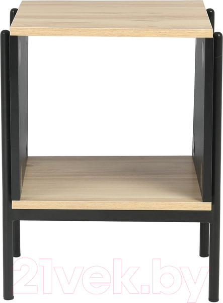 Изображение товара Журнальный столик Signal Karina B 40x40 (дуб/черный матовый)