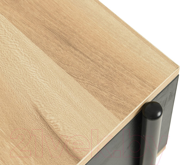 Изображение товара Журнальный столик Signal Karina B 40x40 (дуб/черный матовый)