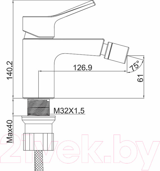 Изображение товара Смеситель Ekko EM5078
