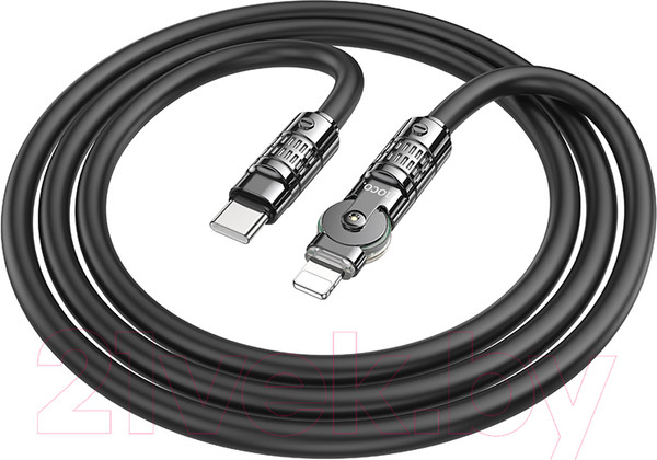Изображение товара Кабель Hoco U118 Type-C to iPhone (1.2м, черный)