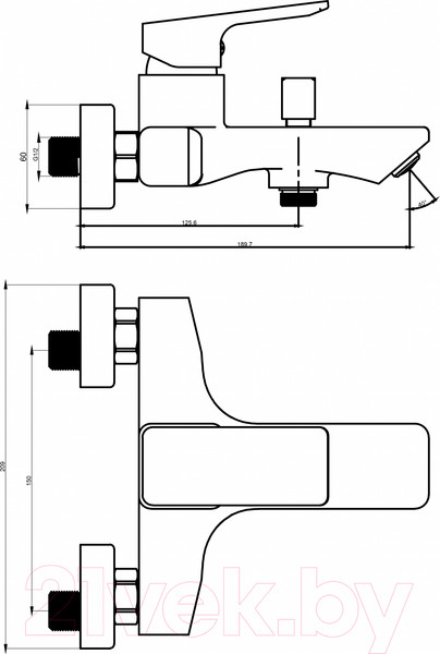 Изображение товара Смеситель Ekko EM3292