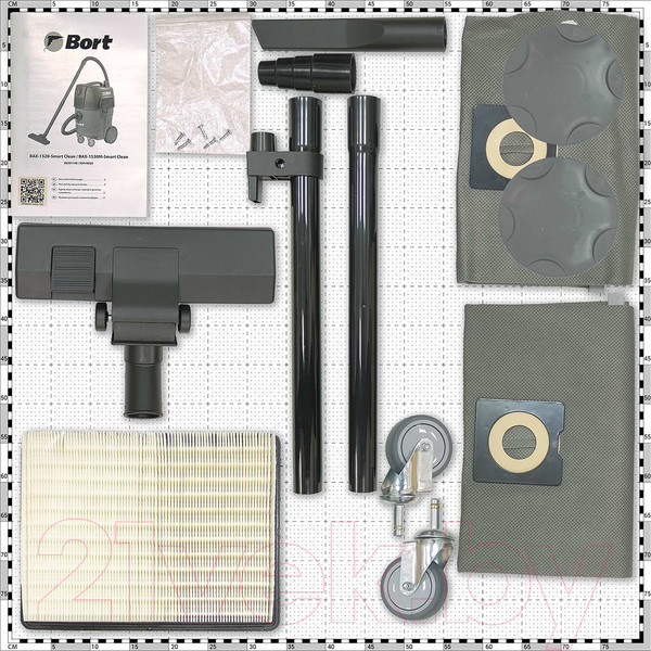 Изображение товара Профессиональный пылесос Bort BAX-1530M-Smart Clean
