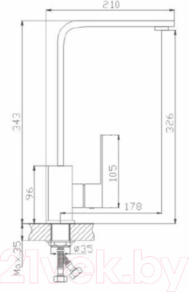 Изображение товара Смеситель Ekko EM70803