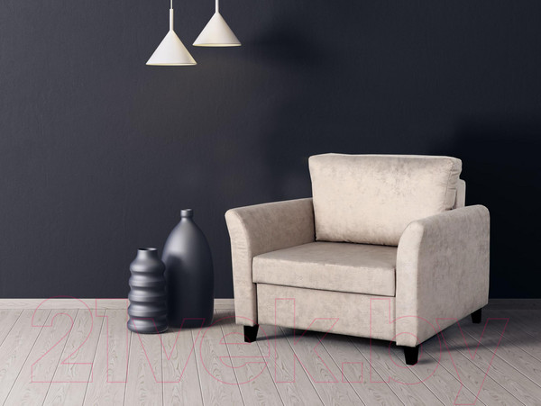 Изображение товара Кресло-кровать Мебельград Джерси 3 Стандарт 900 (лана капучино)