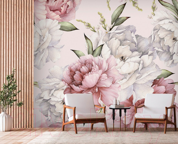 Изображение товара Фотообои листовые Vimala Настенные цветы 13 (270x300)