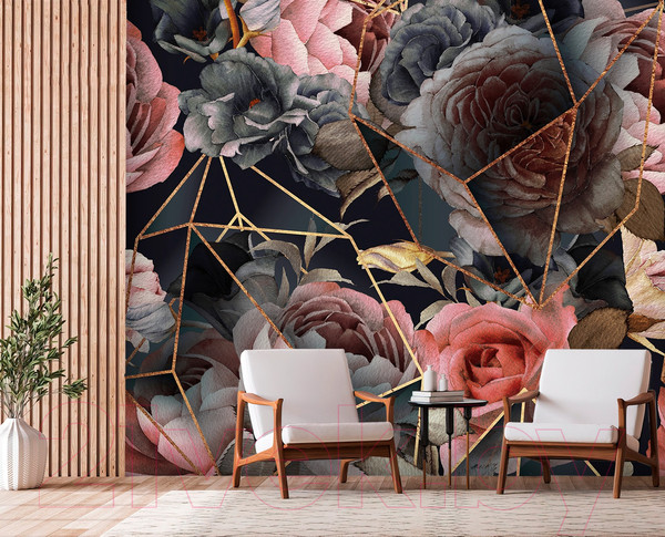 Изображение товара Фотообои листовые Vimala Настенные цветы 15 (270x300)