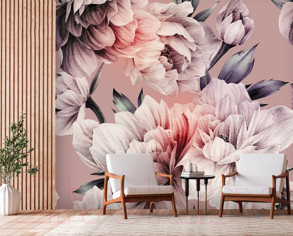 Изображение товара Фотообои листовые Vimala Настенные цветы 17 (270x300)