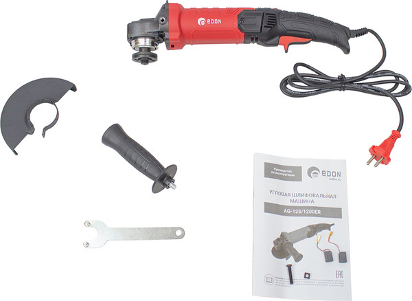 Изображение товара Угловая шлифовальная машина Edon AG-125/1200ER