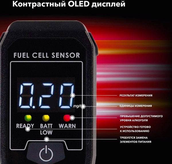 Изображение товара Алкотестер Inspector AT550