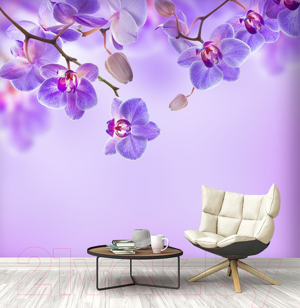 Изображение товара Фотообои листовые Vimala Цветы над водой 2 (270x300)