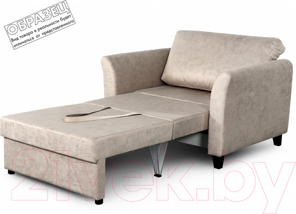 Изображение товара Кресло-кровать Мебельград Джерси 3 Стандарт 900 (лана капучино)