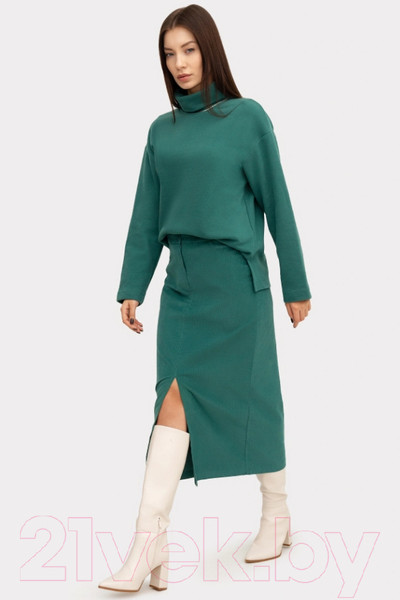 Изображение товара Джемпер Mark Formelle 122899 (р.164/170-88-94, т.пыльно-изумрудный)