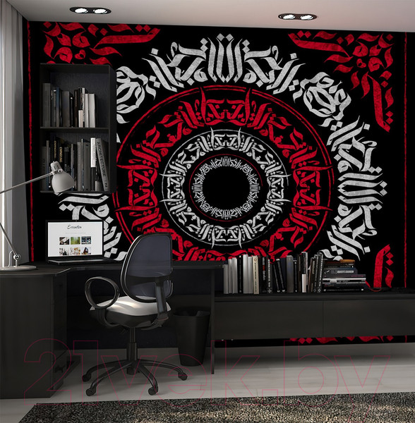 Изображение товара Фотообои листовые Vimala Калиграфия 6 (270x300)