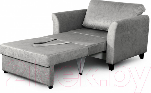 Изображение товара Кресло-кровать Мебельград Джерси 3 Стандарт 900 (лана серый)