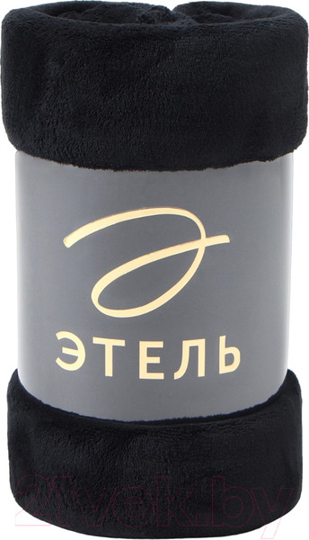 Изображение товара Плед Этель 9849662 (180x200, черный)