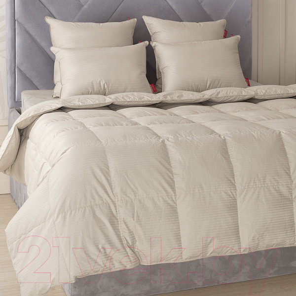 Изображение товара Одеяло Kariguz Страйп мокко / СМ22-3-5 (140x205)