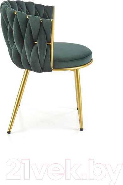 Изображение товара Стул Halmar K517 (темно-зеленый/золото)