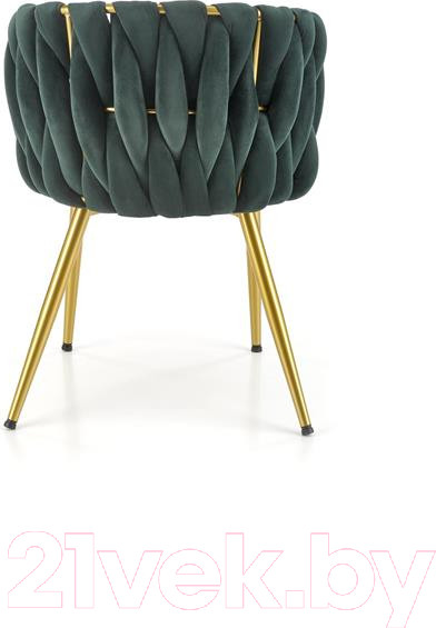 Изображение товара Стул Halmar K517 (темно-зеленый/золото)
