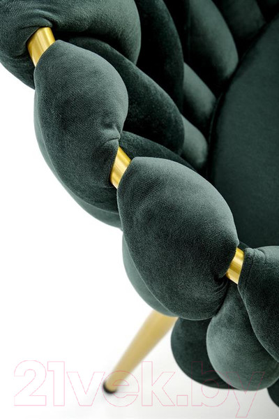 Изображение товара Стул Halmar K517 (темно-зеленый/золото)