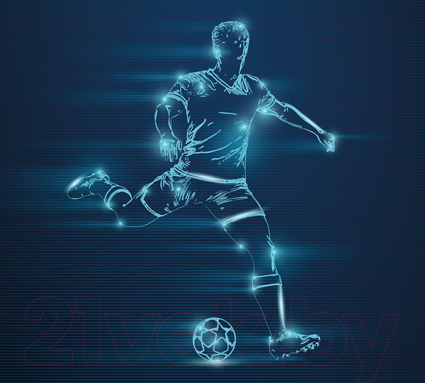 Изображение товара Фотообои листовые Vimala Футболист 6 (270x300)