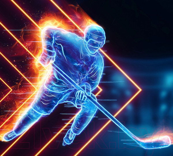 Изображение товара Фотообои листовые Vimala Хоккеист 10 (270x300)