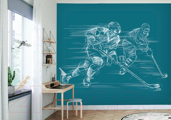 Изображение товара Фотообои листовые Vimala Хоккеист 12 (270x300)