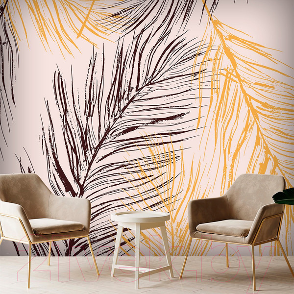 Изображение товара Фотообои листовые Vimala Векторные листья 18 (270x300)