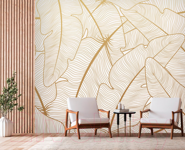 Изображение товара Фотообои листовые Vimala Векторные листья 19 (270x300)