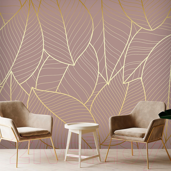 Изображение товара Фотообои листовые Vimala Векторные листья 20 (270x300)