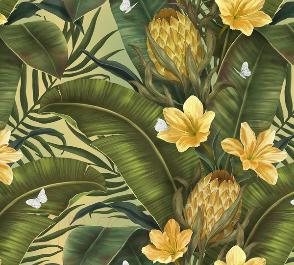 Изображение товара Фотообои листовые Vimala Густые листья 4 (270x300)