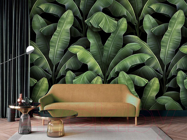 Изображение товара Фотообои листовые Vimala Листья патерн (270x300)