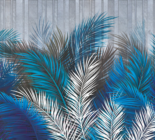 Изображение товара Фотообои листовые Vimala Рисованные листья 14 (270x300)