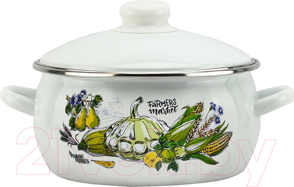 Изображение товара Кастрюля Эмаль Фермерская лавка 01-Д1914/4М