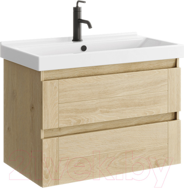 Изображение товара Тумба с умывальником Aqwella Astrid / AST0108DD (дуб давос)