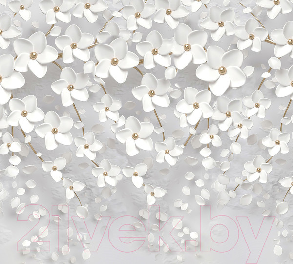 Изображение товара Фотообои листовые Vimala 3Д Цветы 2 (270x300)