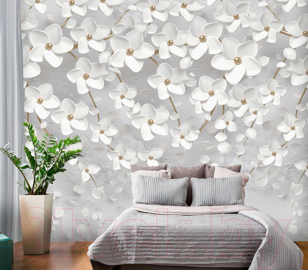 Изображение товара Фотообои листовые Vimala 3Д Цветы 2 (270x300)